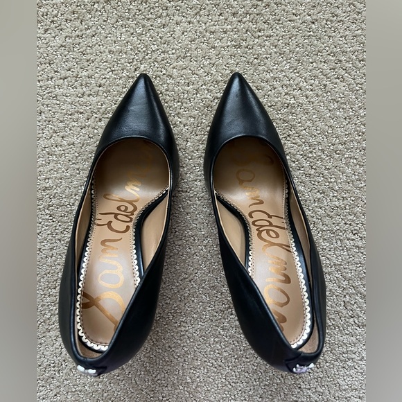 Sam Edelman Danna Pointed Toe Black Heels Size 7.5 - Picture 4 of 12